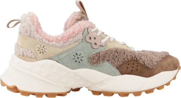 Flower Mountain Stijlvolle Sneakers voor Moderne Vrouw Brown Dames