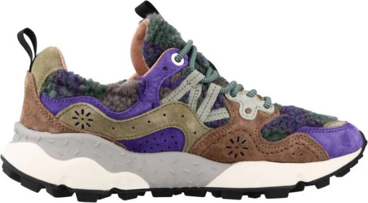 Flower Mountain Suede and technical fabric sneakers Ya o 3 UNI Multicolor