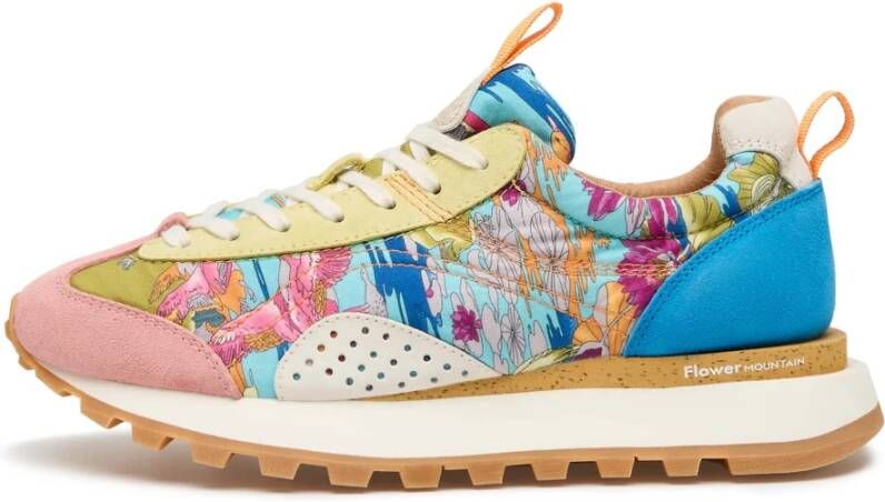Flower Mountain Suede and fabric sneakers NEW Asuka Woman