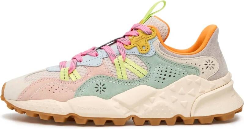 Flower Mountain Suede and fabric sneakers Tiger Hill Woman
