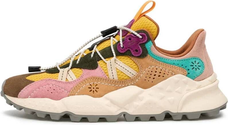 Flower Mountain Suede and fabric sneakers Tiger Hill Woman