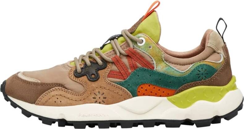 Flower Mountain Suede and fabric sneakers Yamano 3 UNI Multicolor Unisex