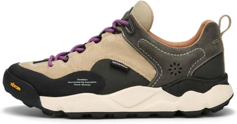 Flower Mountain Suede and technical fabric sneakers Back Country UNI