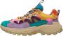 Flower Mountain Suede and technical fabric sneakers Iwano Woman Multicolor Dames - Thumbnail 1