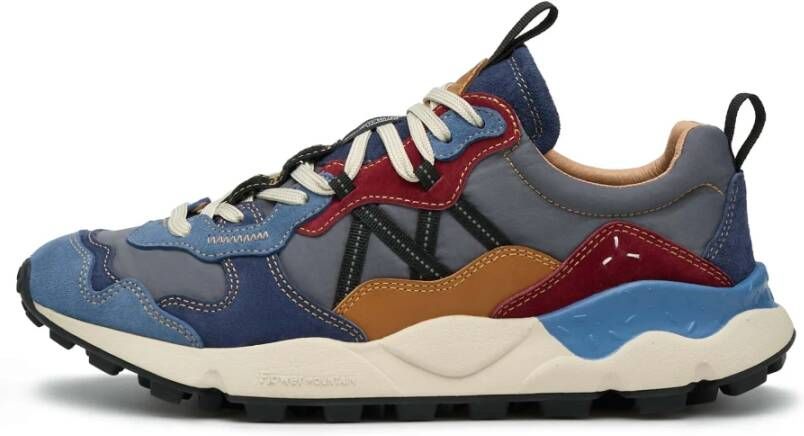 Flower Mountain Suede and technical fabric sneakers Lenzan MAN Multicolor Heren