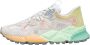 Flower Mountain Suede and technical fabric sneakers Tiger Hill Woman White Dames - Thumbnail 1