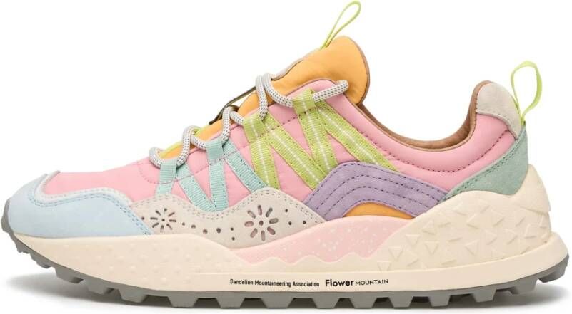 Flower Mountain Suede Nylon Vrouw Washi Schoenen Multicolor Dames