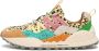 Flower Mountain Suede and technical fabric sneakers Washi Woman - Thumbnail 1