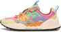 Flower Mountain Suede and technical fabric sneakers Washi Woman - Thumbnail 1