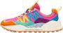 Flower Mountain Suede and technical fabric sneakers Washi Woman Multicolor Dames - Thumbnail 4