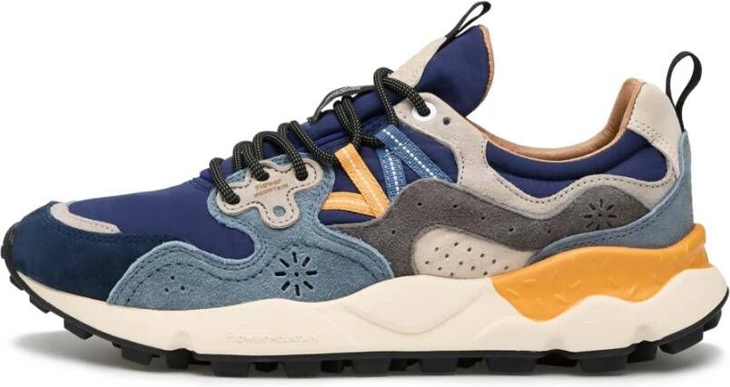 Flower Mountain Suede and technical fabric sneakers Yamano 3 MAN