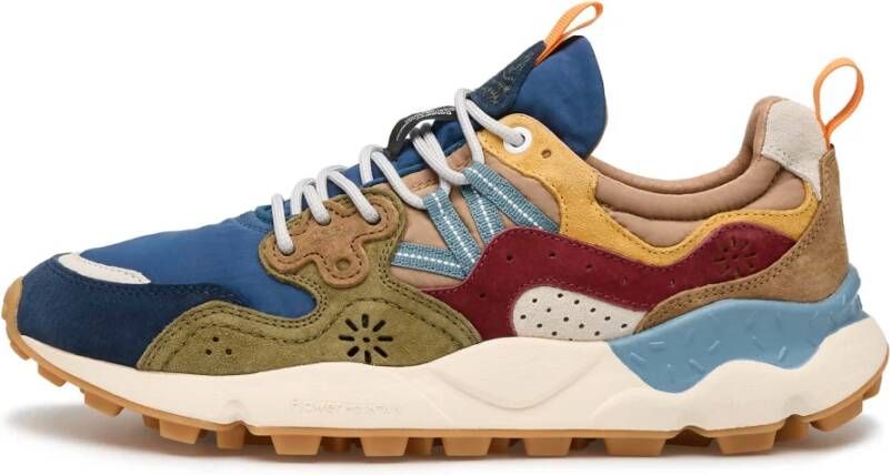 Flower Mountain Suede and technical fabric sneakers Yamano 3 MAN