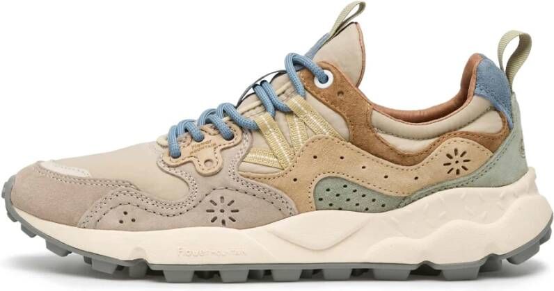 Flower Mountain Suede and technical fabric sneakers Ya o 3 UNI