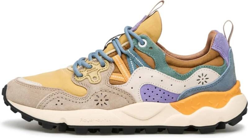 Flower Mountain Suede and technical fabric sneakers Yamano 3 UNI