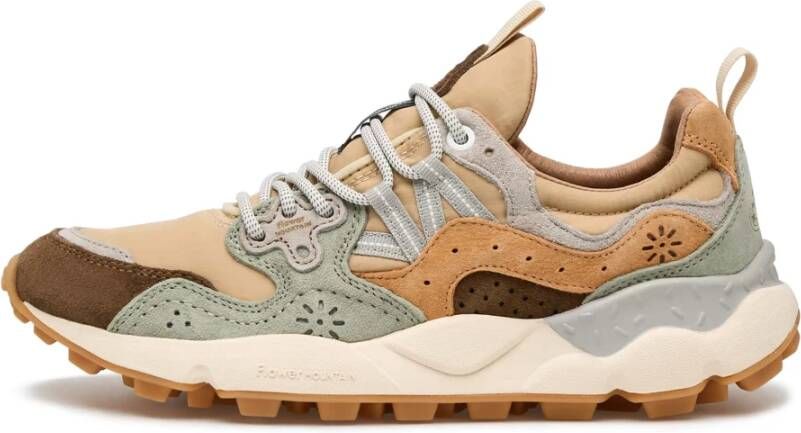 Flower Mountain Suede and technical fabric sneakers Ya o 3 UNI