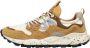 Flower Mountain Suede and technical fabric sneakers Ya o 3 UNI Beige Unisex - Thumbnail 1