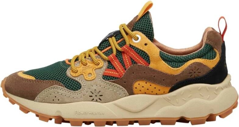 Flower Mountain Suede and technical fabric sneakers Ya o 3 UNI
