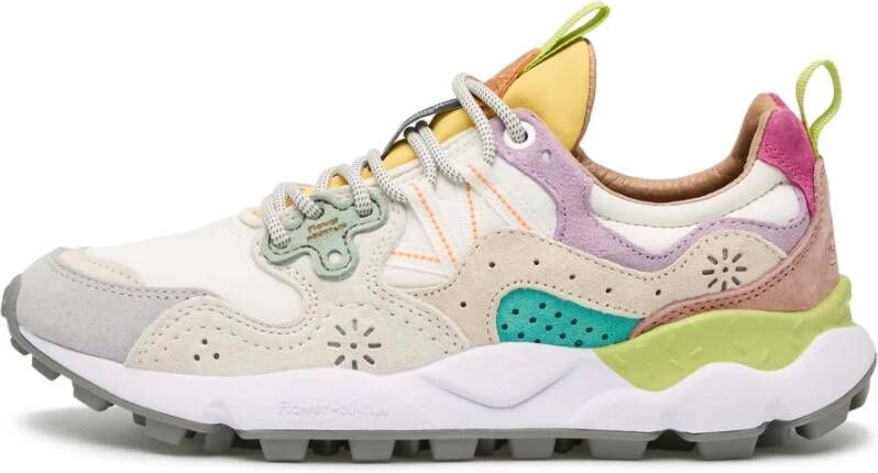 Flower Mountain Suede and technical fabric sneakers Yamano 3 Woman - Foto 3