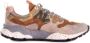 Flower Mountain Beige+Caramel Sneakers met Kurk Binnenzool - Thumbnail 1