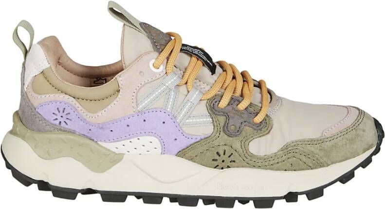 Flower Mountain Suede Nylon Sneakers Multicolor Dames