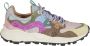 Flower Mountain Suede Nylon Stijlvolle Sneakers Multicolor Dames - Thumbnail 1