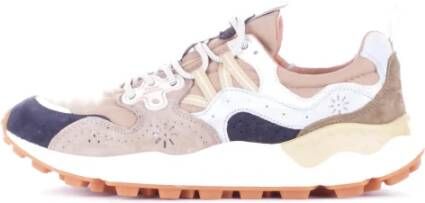 Flower Mountain Suede and technical fabric sneakers Yamano 3 MAN Beige Heren - Foto 6