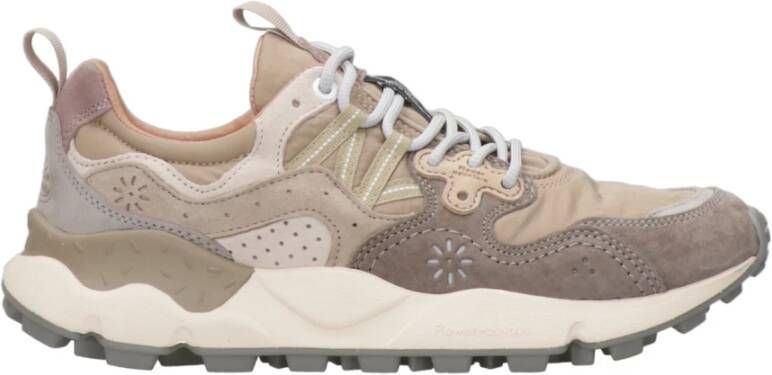 Flower Mountain Suède sneakers met iconisch logo
