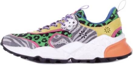 Flower Mountain Suède sneakers met rubberen zool Multicolor Dames