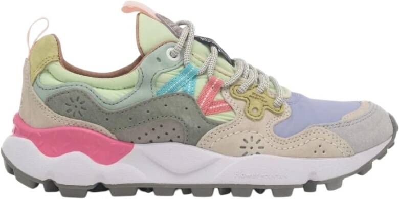 Flower Mountain Paarse Sneakers Yamano 3 Vrouwencollectie Multicolor Dames