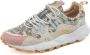 Flower Mountain Fabric and suede sneakers Yamano 3 Woman - Thumbnail 3