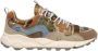 Flower Mountain Tartan Sneakers Bruin Suède Rubber - Thumbnail 1