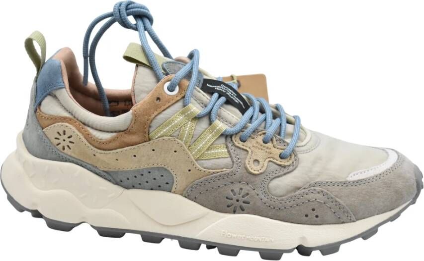 Flower Mountain Taupe Beige Veterschoenen Stijlvolle Pasvorm