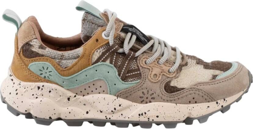 Flower Mountain Taupe-Milk-Must Urban Sneaker