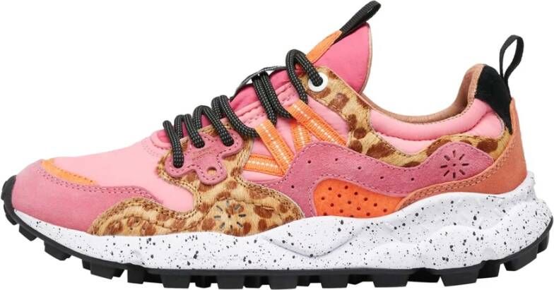 Flower Mountain Technical fabric and suede sneakers Yamano 3 Woman Multicolor Dames