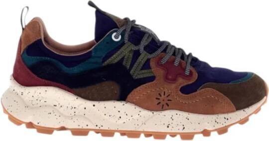 Flower Mountain Lage Katoenen Sneakers met Kurk Binnenzool