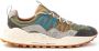 Flower Mountain Suede and technical fabric sneakers Washi MAN Green Heren - Thumbnail 7