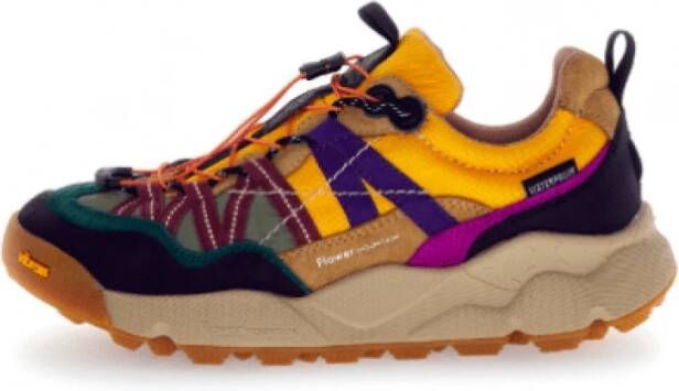 Flower Mountain Waterdichte Wandelsneakers Wit-Zwart