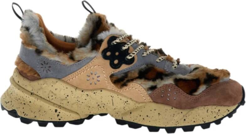 Flower Mountain Winter Stad Sneaker Shearling Nubuck Ecofur
