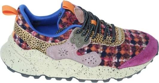 Flower Mountain Wollen Sneaker met Suède Inzetstukken