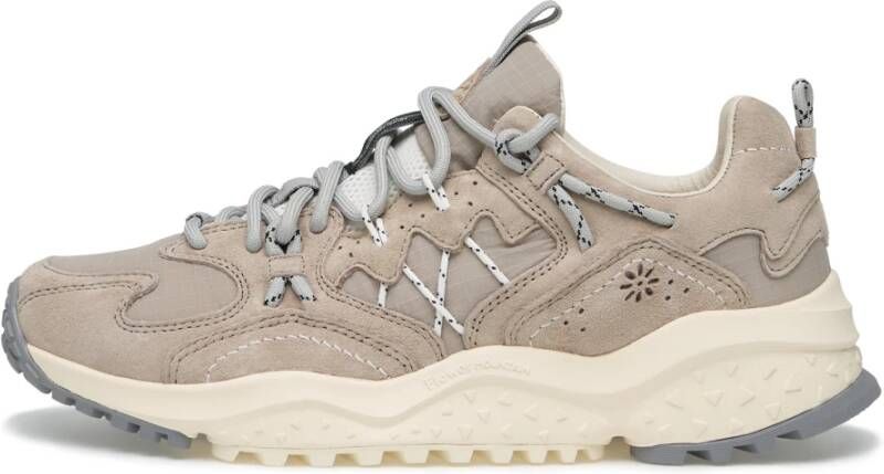 Flower Mountain Lichtgrijze Bloem Sneakers - Foto 4