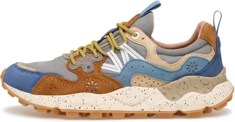 Flower Mountain Lage Sneakers YAMANO 3 2017816 01-3D67 DEEP PETROL LIGHT