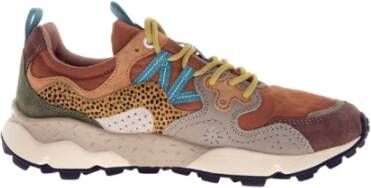 Flower Mountain Ya o 3 Suède Sneakers Bruin Grijs