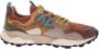 Flower Mountain Ya o 3 Suède Sneakers Bruin Grijs - Thumbnail 1