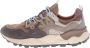 Flower Mountain Ya o Suede Nylon Sneakers Grijs - Thumbnail 1