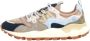 Flower Mountain Yamano 3 Sneaker Wit Militair Blauw Grijs Yamano 3 Sneaker Beige Suède Sneaker met Kurken Binnenzool Multicolor Gray Heren - Thumbnail 2