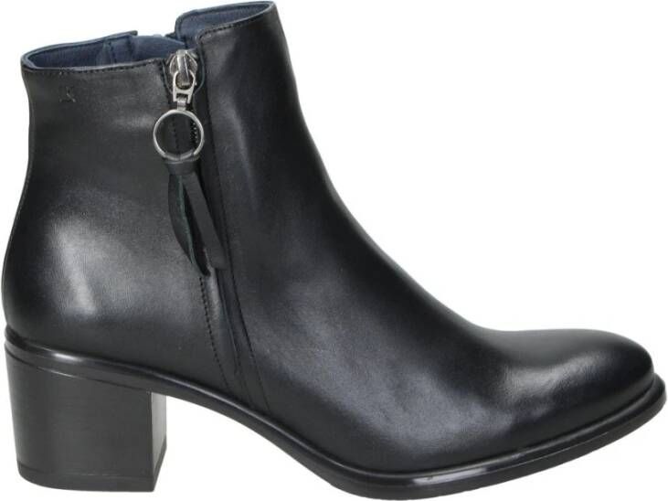 Fluchos Dames Enkellaarzen Black Dames