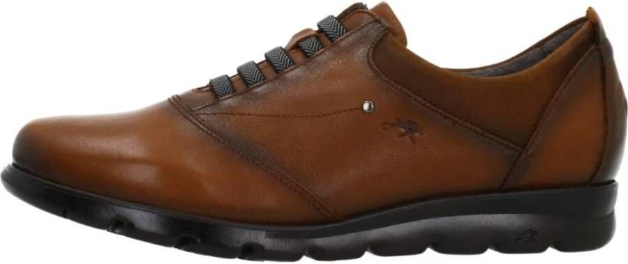 Fluchos Casual Camel Leren Damesschoenen Brown Dames - Foto 3