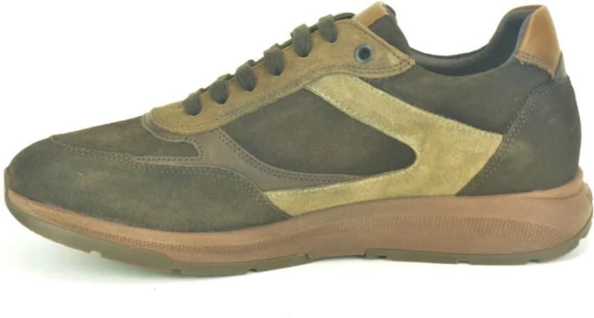 Fluchos Bruin combi daim Runner N.