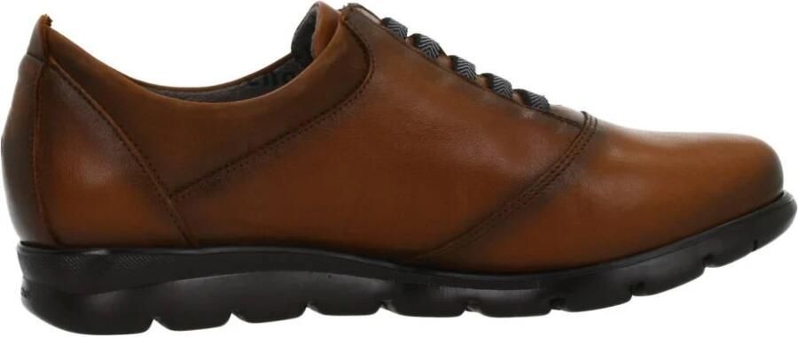 Fluchos Casual Camel Leren Damesschoenen Brown Dames - Foto 6