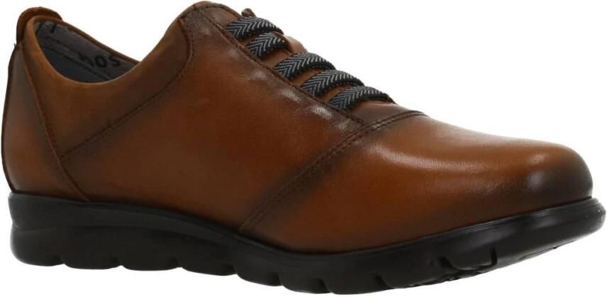 Fluchos Casual Camel Leren Damesschoenen Brown Dames - Foto 5